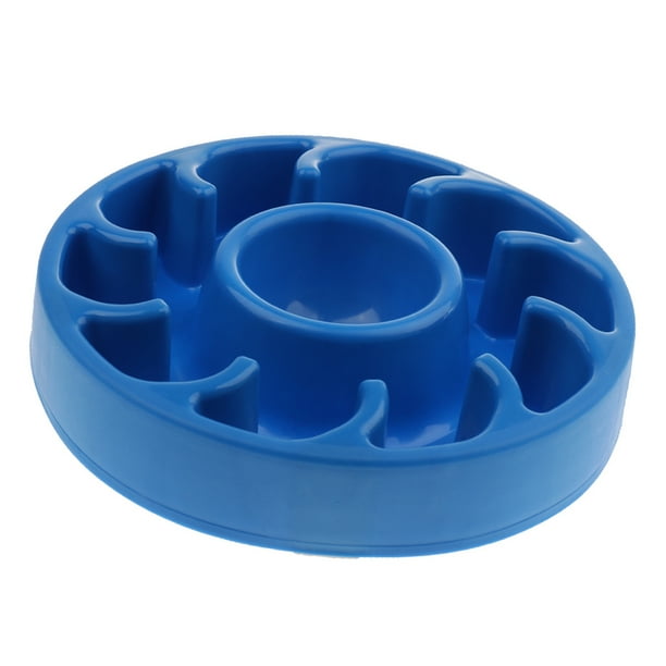 deslizante Limpiar Mascota Alimentador de alimentación Tazón asfixia Azul Sunnimix Alimentador lento para perros y gatos