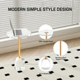 thumbnail image 5 of Acrylic End Table, Round Modern Side Table, Clear Table with Metal Support Base for Office Living Room, Bedroom, Easy Assembly, 14”D*14”W*22”H, 5 of 7