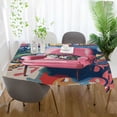 thumbnail image 3 of Yayeee Tablecloths 60" x 90" Rectangle Wrinkle Resistant Party Table Cover, Art Cat, 3 of 8