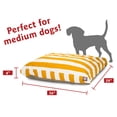 thumbnail image 3 of Majestic Pet | Vertical Stripe Rectangle Pet Bed For Dogs, Removable Cover, Yellow, Medium, 3 of 5