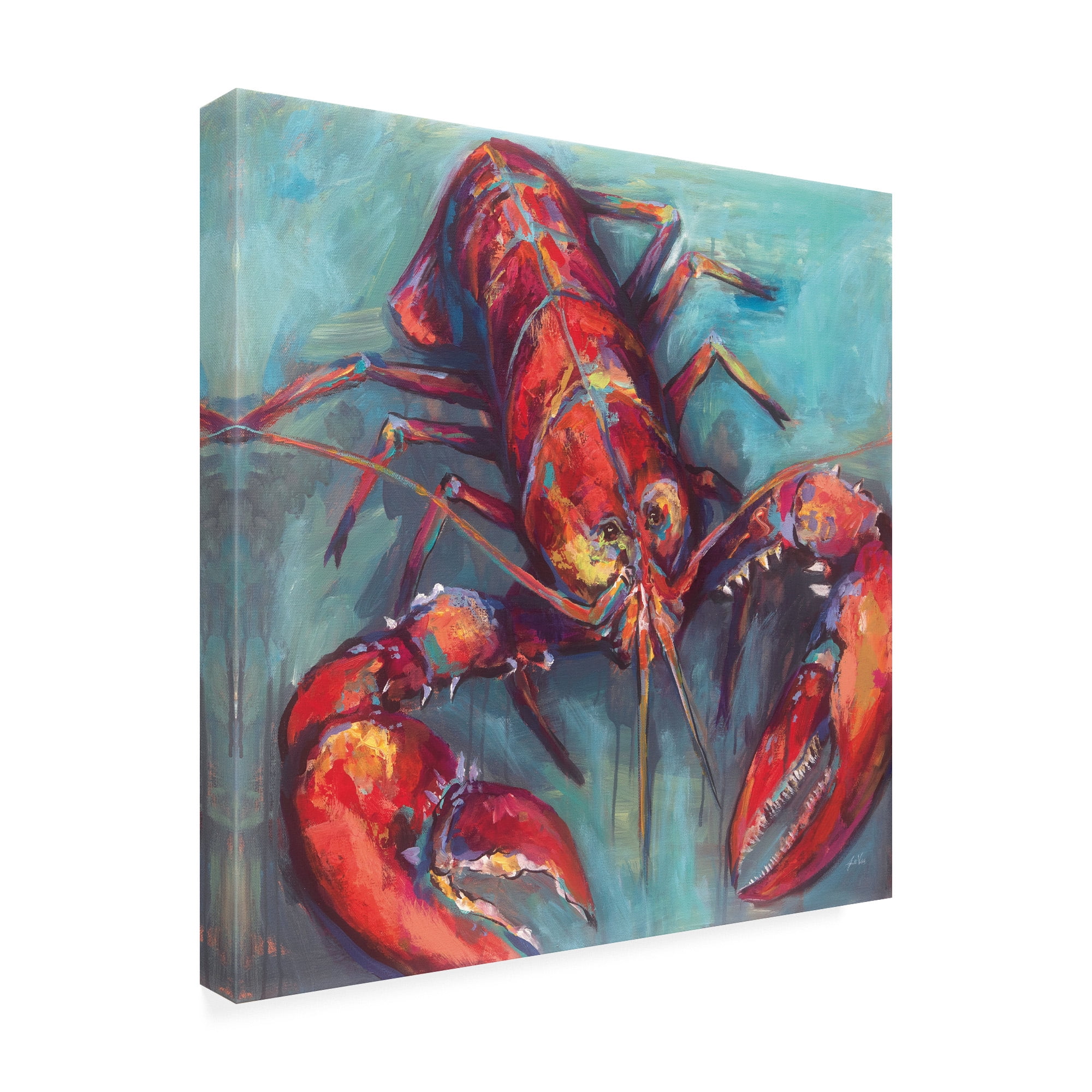 Trademark Fine Art 'Red Lobster' Canvas Art by Jeanette Vertentes