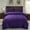 Purple, variant on Jin Mai Lan Solid Purple Polyester Washable Reversible Bed Blankets, King, Purple, 3-Pieces