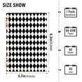 thumbnail image 2 of FORMRS 1-Subject Spiral Notebook 8" x 5" College Ruled 60 Refillable Sheet A5 Hard Cover, 2 Pack, Black and White Geometric, 2 of 7