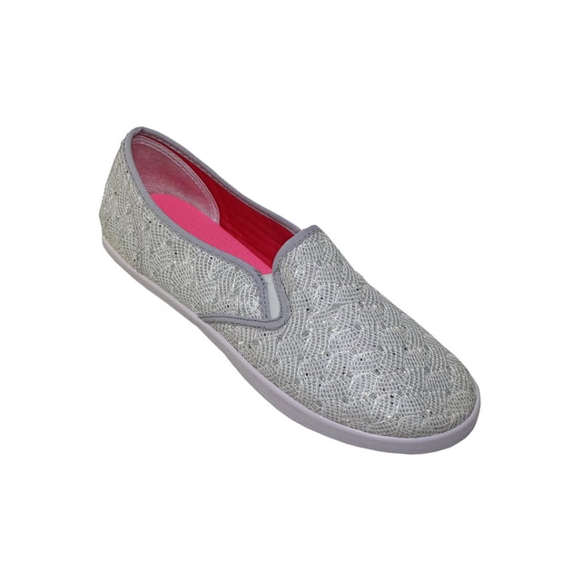 MOCASIN FLAT CASUAL LEON MUJER DAMA PLATA ESCAMA 602 LEON 602p