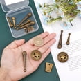 thumbnail image 4 of 12Pcs 4Styles DIY Bolo Tie Jewelry Making Finding Kit Including Iron Bolo Tie Slide Clasp Zinc Alloy Slide Clasp Cord Ends for Bolo Tie Making Antique Bronze, 4 of 9