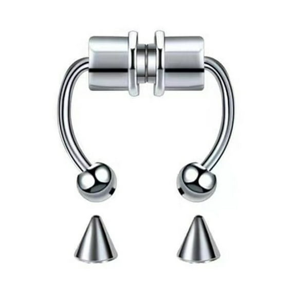 Magnetic Fake Nose Ring Magnetic Stainless Steel Nose Ring For Women And Men
