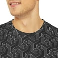 thumbnail image 6 of Geometric Men's Polyester Tee (AOP), 6 of 6