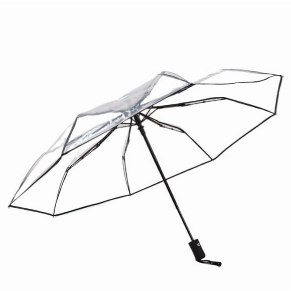 Ultra Clear Auto Open Compact Umbrella