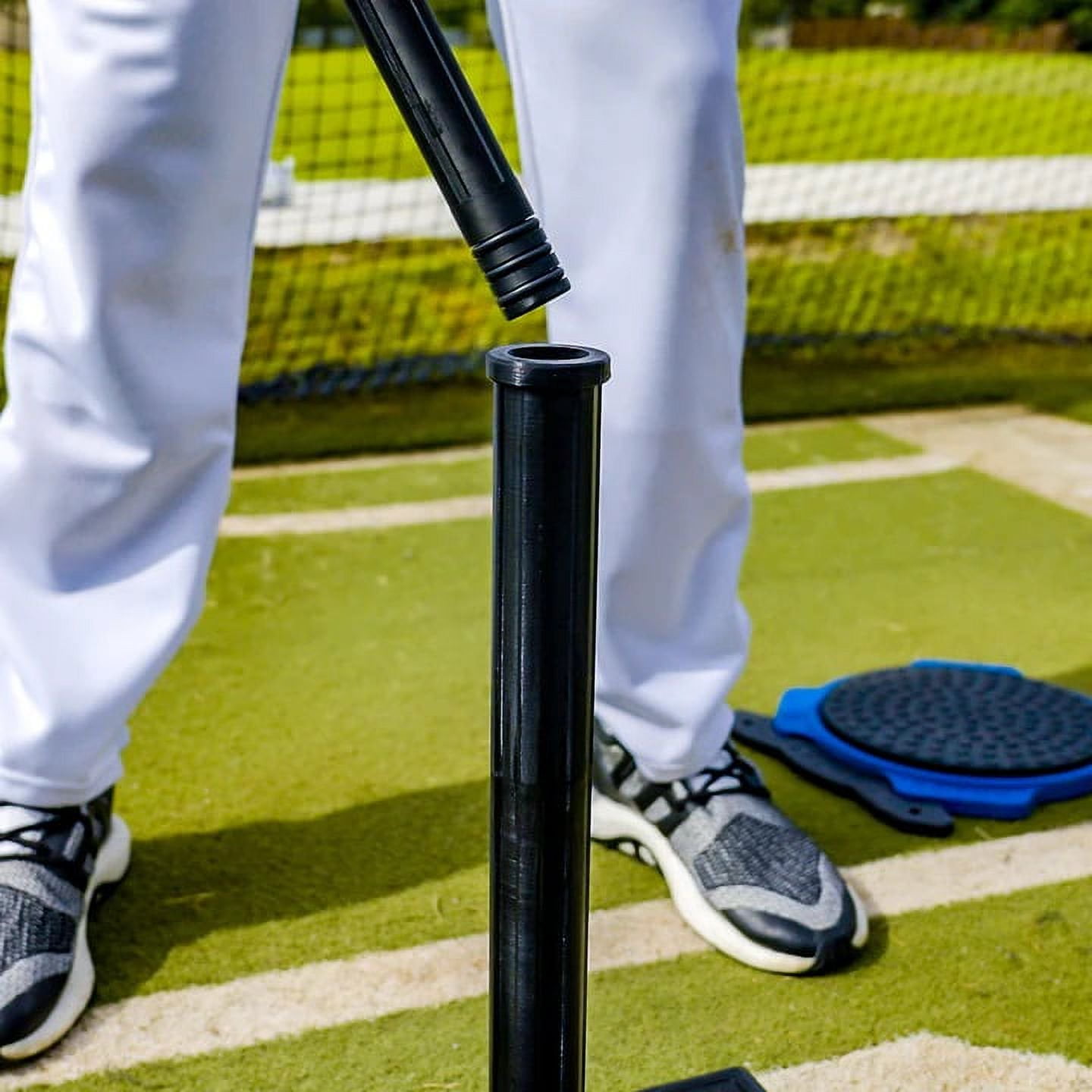 Rotor System USA Pro Series Adjustable Baseball / Softball Batting Tee Red Base