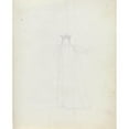 thumbnail image 3 of John Flaxman 15x18 Black Modern Framed Museum Art Print Titled - Back View of Mrs. Siddons (1783), 3 of 5