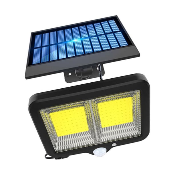 Naiovety Lámpara Solar de pared para exteriores, luz LED impermeable de tipo dividido para jardín, Villa, porche, patio, Control remoto 160COB