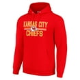 thumbnail image 2 of Unisex Starter Red Kansas City Chiefs Team Mesh Print Graphic Tri-Blend Pullover Hoodie, 2 of 3