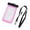 Pink, variant on Floating Waterproof Phone Holder Pouch, Float Universal Waterproof Case, Underwater Cellphone Dry Bag for Beach - Clear