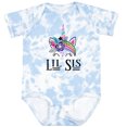 thumbnail image 3 of Inktastic Little Sister Unicorn Lil Sis Girls Baby Bodysuit, 3 of 5