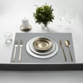 thumbnail image 4 of Dainty Home Set of 6 Placemats | Elegant and Durable | 12x18 in PVC Non-Slip Washable Place Mats | Tear-Resistant Heat | Resistant Placemats, 4 of 9