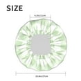 thumbnail image 6 of Kll Pistachio Green Checkboard Pattern Shower Cap & Bath Cap For Women,Reversible Oversized Waterproof Shower Caps For All Hair Lengths,Elastic Reusable Bathing Hair Cap, 6 of 9