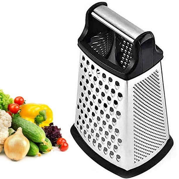 Rallador De Cocina De Acero Inoxidable De 4 Lados Para Rallar Y Cortar Frutas, Jengibre, Ajo, Utensilios De Cocina Yuarrent HA035191-00