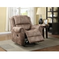 thumbnail image 6 of Archer Fabric Rocker Recliner, Brown, 6 of 6