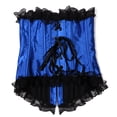 thumbnail image 4 of Grebrafan Gothic Corset Tops Women Wedding Bustiers Bride Blue 5XL, 4 of 5