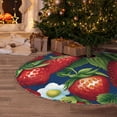 thumbnail image 5 of Defioc Strawberry2 for Christmas Tree Skirt Snowman Xmas Tree Skirt Farmhouse Christmas Decorations Tree Mat for Holiday Party Decor-30", 5 of 6