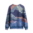 thumbnail image 4 of TWZH Women Landscape Graphic 3D Print Crew Neck Long Sleeves Top, 4 of 4