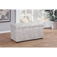 thumbnail image 3 of Sole Designs Angela by  Upholstered Storage Ottoman Bench ParisStorm, 3 of 5