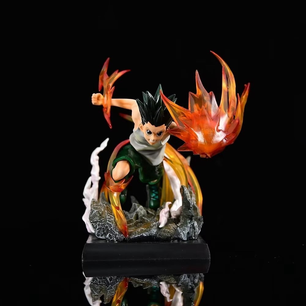 New Hunter×Hunter Gon Freecss (combat Ver) Character Anime Model Statue Action Figures Desktop Ornament Popular Decorations Fan Souvenirs Creative Gift Collectable