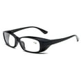 thumbnail image 2 of 4 PK Clear Lens Mens Black Frame Reading Glasses Heavy Duty Readers for Work, 2 of 8