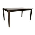 thumbnail image 2 of Emma + Oliver 60" Rectangle Wooden Dining Table for 6 in Matte Wenge, 2 of 12