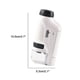 thumbnail image 3 of Kids Pocket Microscope 60x-120x Handheld Magnification Lens With Led Lighted Fdf, 3 of 5