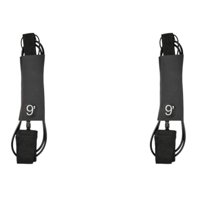 relayinert 1/2/3/5 Leg Rope Paddleboard 7mm Thick Foot Rope Tether Shortboard Surfboard Leash 9ft 2PCS