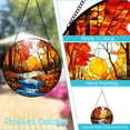 thumbnail image 2 of Adorno colgante Tufeu Sunset, vitral de 20 cm, 2 of 9