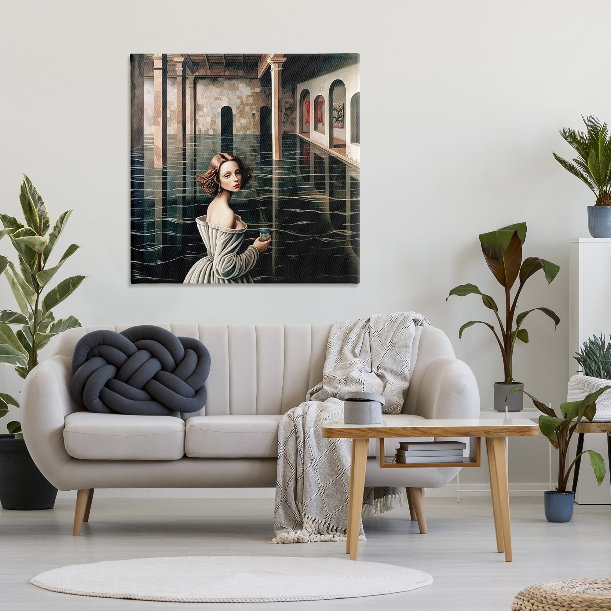 Portal Of Reflections Canvas Wall Art, design by Sasha