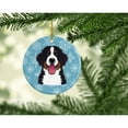 thumbnail image 2 of Carolines Treasures BB1671CO1 Snowflake Bernese Mountain Dog Ceramic Ornament 3 in multicolor, 2 of 3