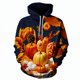 thumbnail image 3 of Sudadera con capucha para el día de Acción de Gracias con estampado 3D para hombre, sudadera con estampado de calabaza y pavo feliz, camisetas de calle de otoño, jerséis de manga larga, 3 of 5