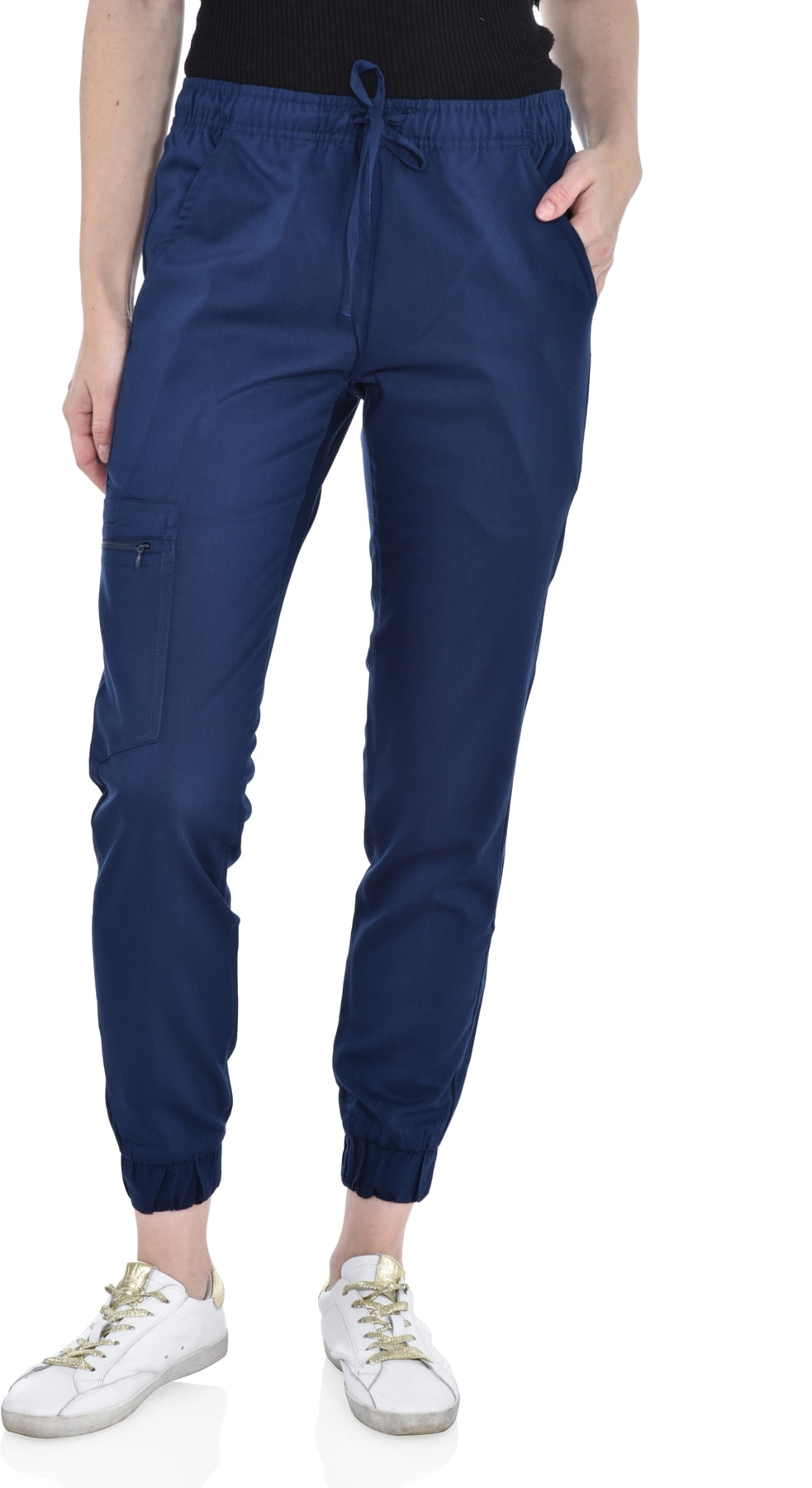 Stretch Four-Pocket Jogger Scrub Pants 