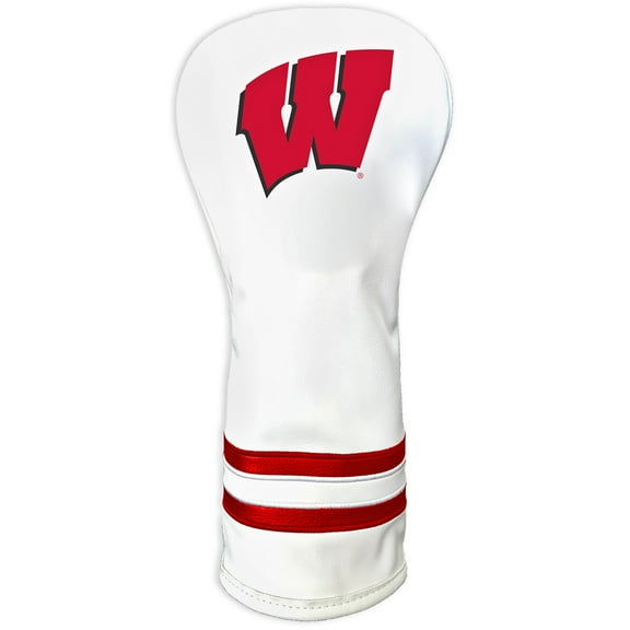 White Wisconsin Badgers Driver Headcover