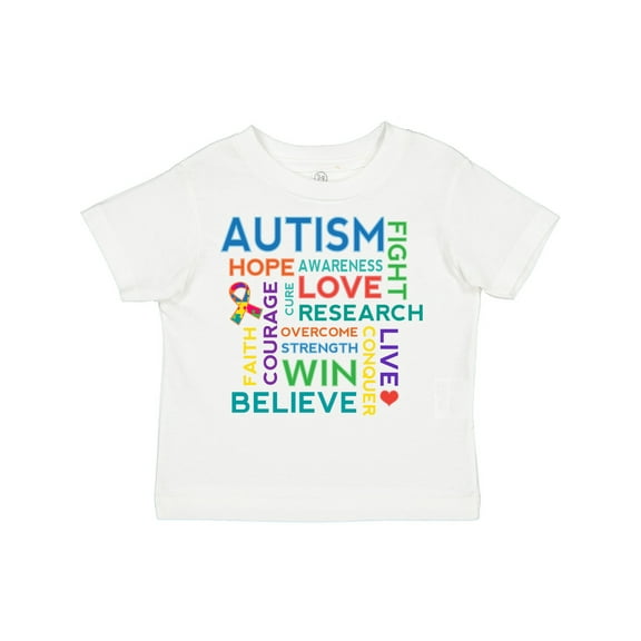 Inktastic Autism Support Slogan Boys or Girls Toddler T-Shirt
