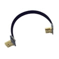 thumbnail image 3 of Kework Fpv Cable Hdmi 20Cm Fpv Hdmi Cable Plano Delgado 90 Grados Hacia Abajo Hdmi Macho A 90 Grados Hacia Abajo Hdmi Macho Para Red Bmcc Fs7 C300 (Doble Hacia Abajo), 3 of 5