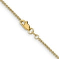thumbnail image 4 of 14K Yellow Gold 1.4mm Round Open Link Cable Chain (20 X 1.4) Made In South Africa pen54-20, 4 of 5