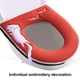 thumbnail image 4 of Funda de asiento de inodoro con juego de manijas Fundas de asiento de inodoro con cremallera lavable, 4 of 5