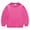 H268-Hot Pink, variant on TOWED22 Kids Cotton Sweatshirt Basic Thin Long Sleeve Crewneck Pullover for Toddler and Girls Tops,3-4 Y