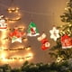 thumbnail image 3 of Paquete de 6 adornos para árbol de Navidad, luces LED, colgantes luminosos, adornos, decoración navideña, regalos, 3 of 5