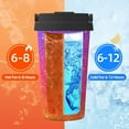 thumbnail image 5 of Lsque Holiday Shiny Pattern Travel Coffee Mug 16oz: Insulated Coffee Cup with Leakproof Lid, Coffee Tumbler, Reusable Coffee Cups with Seal Lid, 5 of 8