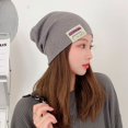 thumbnail image 6 of Multicolor Adult Warm Crochet Elastic Soft Women Men Knitted Hat Autumn Winter Hats Casual Hats Beanies Caps YELLOW, 6 of 8