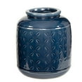 thumbnail image 3 of Vase with Sand Dollar Engraving Set of 2 Navy Blue - Saltoro Sherpi, 3 of 5