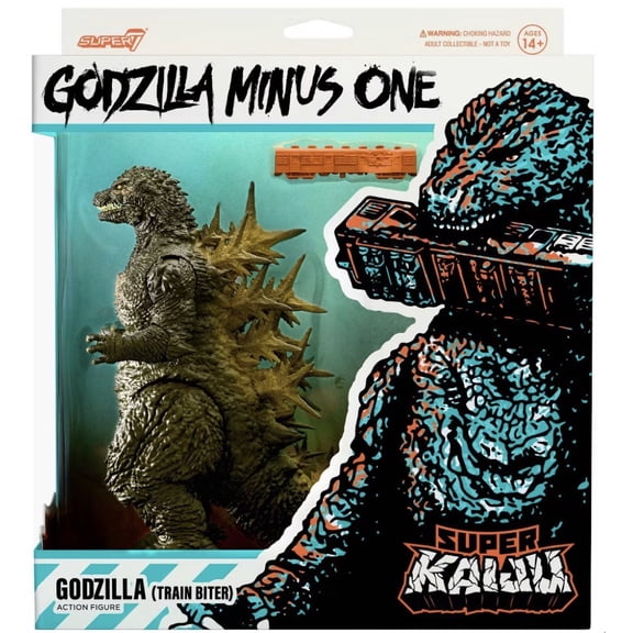 Super 7 Godzilla Minus One Train Biter Action Figure