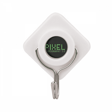 

Pihel Typography 3.0 Pixel Adhesive Wall Hooks Hanging Self Sticky