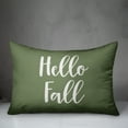 thumbnail image 3 of Creative Products Hello Fall in Green 14 x 20 Spun Poly Pillow, 3 of 3