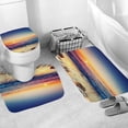 thumbnail image 4 of Beach Sunset Shower Curtain Set for Bathroom, Ocean Tropical Palm Purple Sky Waterproof Polyester Curtains 71WX71H Inch 12 Pack Hooks Sunset, 4 of 4